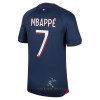 Officiële Voetbalshirt Paris Saint-Germain Mbappé 7 Thuis 2023-24 - Heren